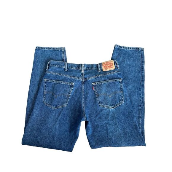 vintage levi’s 550 men’s W40 L36 cotton blue jeans relaxed straight leg denim - Picture 1 of 11